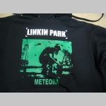 Linkin Park  čierna mikina s kapucou stiahnutelnou šnúrkami a klokankovým vreckom vpredu 