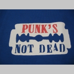 Punks not Dead  polokošela s rôznofarebným lemovaním okolo límčekov a rukávov na výber podľa vášho želania!