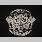 Osamelý vlk - Lone Wolf - NO CLUBS NO RULES JUST RIDE  pánske tričko materiál 100% bavlna
