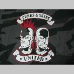 Punks and Skins United  nočný maskáč-Nightcamo SPLINTER, pánske tričko 100%bavlna