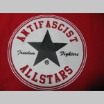 Antifascist Allstars  červené pánske tričko 100%bavlna  značka Fruit of The Loom