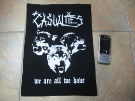 Casualties - We Are All We Have, chrbtová nášivka 