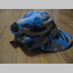 šiltovka - čiapka US modrý maskáč 100%bavlna, univerzálna nastaviteľná veľkosť