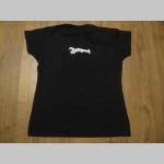 Whitesnake čierne dámske tričko materiál 100% bavlna