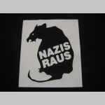 Nazi Raus hrubá mikina na zips s kapucou stiahnuteľnou šnúrkami