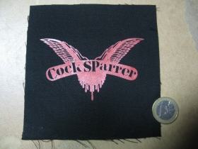 Cock Sparrer  malá potlačená nášivka rozmery cca. 12x12cm (neobšívaná)