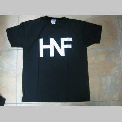 HNF  čierne pánske tričko 100%bavlna