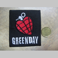 Green Day  nažehľovacia nášivka vyšívaná (možnosť nažehliť alebo našiť na odev)