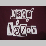 Načo Názov old school logo  mikina bez kapuce