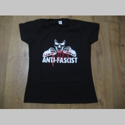 Antifascist dámske tričko 100%bavlna značka Fruit of The Loom