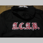 A.C.A.B. šuštiaková bunda čierna materiál povrch:100% nylon, podšívka: 100% polyester, pohodlná,vode a vetru odolná