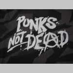 Punks not Dead nočný " ruský " maskáč - Nightcamo SPLINTER, pánske tričko 100%bavlna