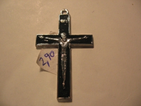 kovový prívesok kríž s Ježišom  