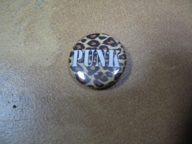 Punk "leopard" odznak 25mm