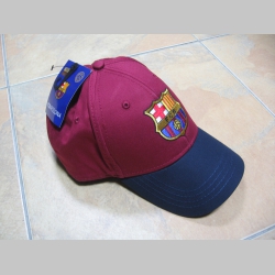FC Barcelona šiltovka s vyšívaným logom, 100%bavlna  univerzálna veľkosť, zapínanie vzadu na suchý zips
