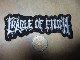 Cradle of Filth  vyšívaná nažehľovacia nášivka (možnosť nažehliť alebo našiť na odev) 