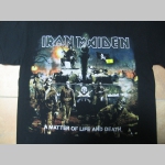 Iron Maiden - A Matter of Life and Death  čierne pánske tričko 100%bavlna