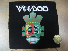 Voodoo  potlačená nášivka rozmery cca. 12x12cm (po krajoch neobšívaná)