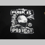 Punk is Protest dámske tričko 100%bavlna značka Fruit of The Loom