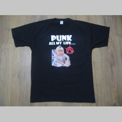 Punk All My Life  detské čierne tričko 100%bavlna