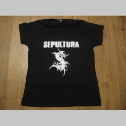 Sepultura  dámske čierne tričko materiál 100% bavlna