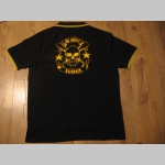 Hardcore Old School poloko&scaron;ela s r&ocirc;znofarebn&yacute;m lemovan&iacute;m okolo l&iacute;mčekov a ruk&aacute;vov na v&yacute;ber podľa v&aacute;&scaron;ho želania!