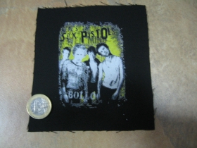 Sex Pistols   potlačená nášivka rozmery cca. 12x12cm (po krajoch neobšívaná