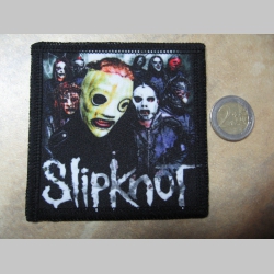 Slipknot ofsetová nášivka po krajoch obšívaná cca. 9x9cm 