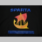 Sparta " Sparty " šedá mikina s kapucou stiahnutelnou šnúrkami a klokankovým vreckom vpredu 