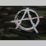 Anarchy áčko v krúžku   pánske maskáčové tričko 100%bavlna