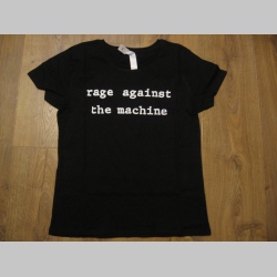 Rage Against The Machine čierne dámske tričko materiál 100% bavlna