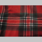 Dámske šaty TARTAN - škótske červené káro  materiál 95% polyester 5%elastan posledný kus veľkosť M