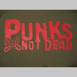 Punks not Dead pánske tričko 100 %bavlna značka Fruit of The Loom