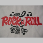 Rock n Roll  čierne dámske tričko Fruit of The Loom  100%bavlna