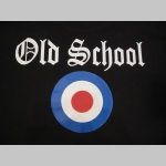 Old School čierne tepl&aacute;kov&eacute; kraťasy s tlačen&yacute;m logom