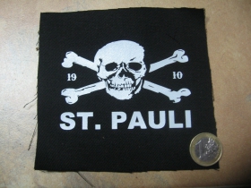 St. Pauli potlačená nášivka cca.12x12cm (po krajoch neobšívaná)
