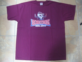 Los Fastidios, bordové pánske tričko