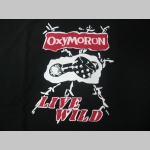 Oxymoron  čierne pánske tričko 100%bavlna