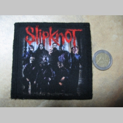 Slipknot ofsetová nášivka po krajoch obšívaná cca. 9x9cm 