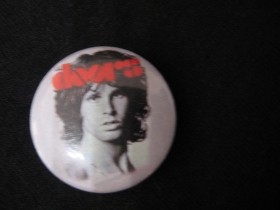 Jim Morrison - Doors plechový klasický odznak s priemerom 25mm