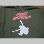 Free Running - Parkour  mikina s kapucou stiahnutelnou šnúrkami a klokankovým vreckom vpredu 