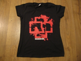 Rammstein - čierne dámske tričko materiál 100% bavlna
