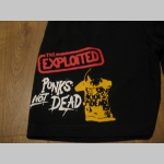 Exploited - Punks not Dead   čierne teplákové kraťasy s tlačeným logom