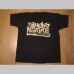 Naughty by Nature - čierne pánske tričko 100%bavlna Naughty by Nature - čierne pánske tričko 100%bavlna