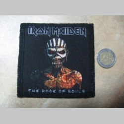 Iron Maiden ofsetová nášivka po krajoch obšívaná cca. 9x9cm 