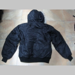 Hrubá zimná bunda typ "PARKA" COMMANDO N2B čierna s kožušinovým límcom