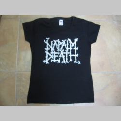 Napalm Death  čierne dámske tričko Fruit of The Loom 100%bavlna 