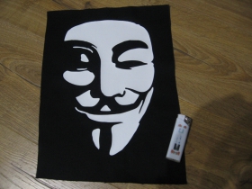 Anonymous  chrbtová nášivka veľkosť cca. A4 (po krajoch neobšívaná)