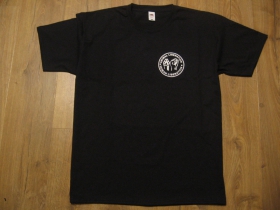 Animal Liberation Human Liberation- malé logo, čierne pánske tričko 100%bavlna 