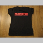 Rammstein - čierne dámske tričko materiál 100% bavlna